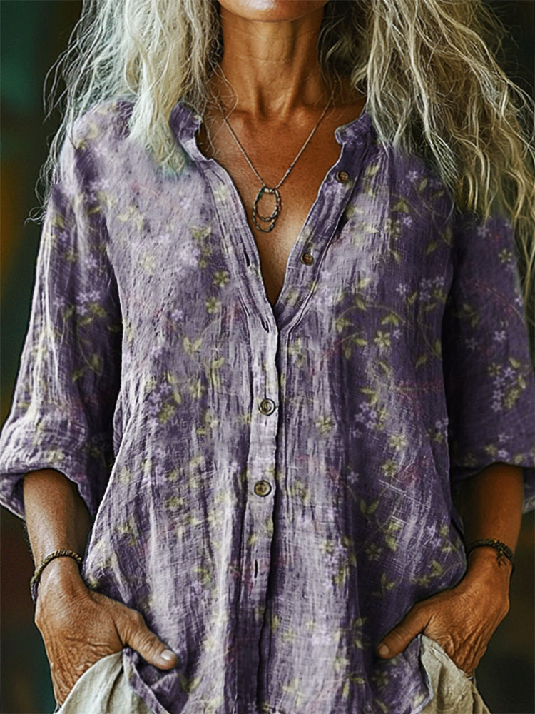 Camisa de estilo vintage atemporal