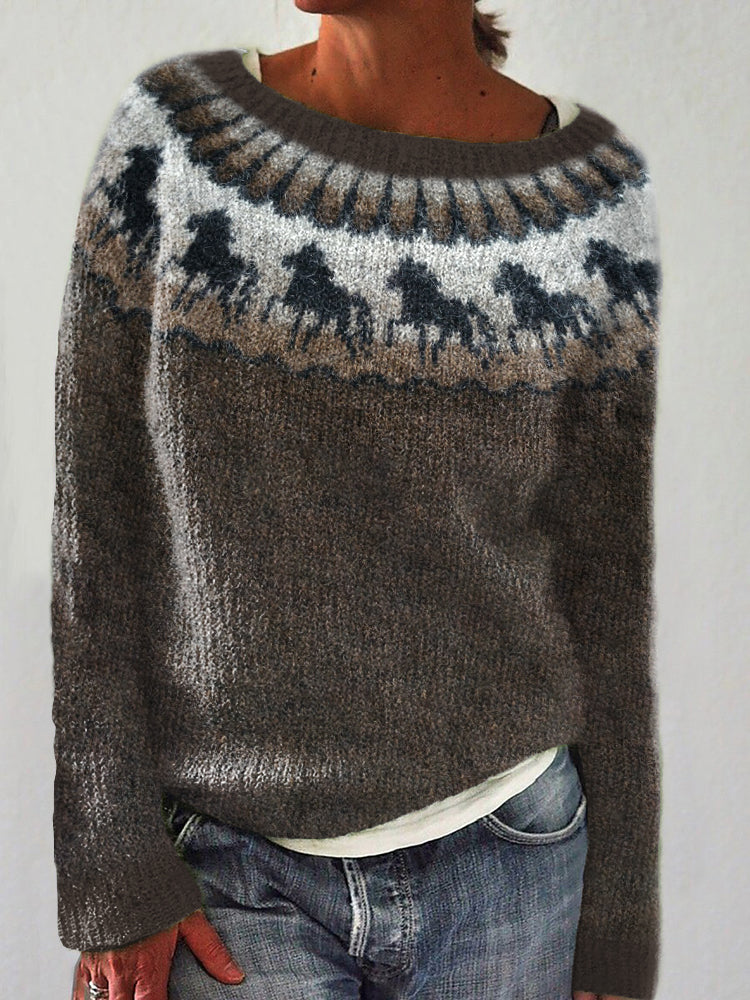 Suéter de diseño clásico