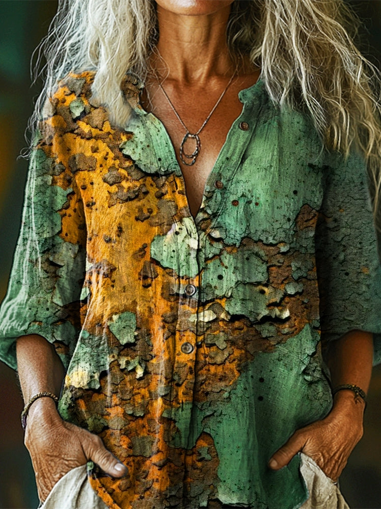 Camisa de inspiración vintage