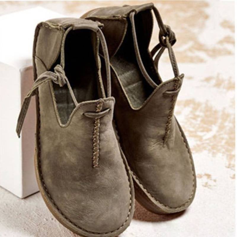 KL | Mocasines casual vintage con cordones