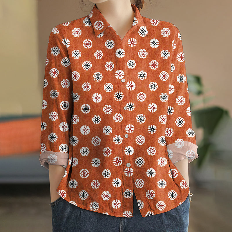 Camisa de estilo vintage atemporal