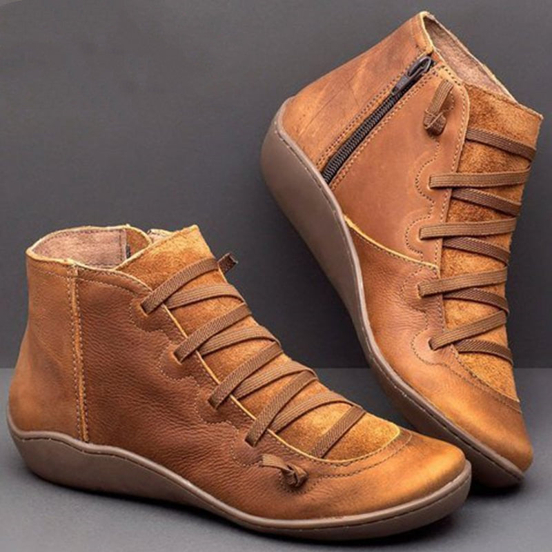 CM | Mujer Zapatos Moda Cuero Botín