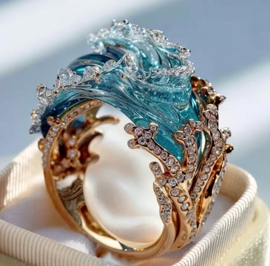 Anillo clásico con encanto atemporal