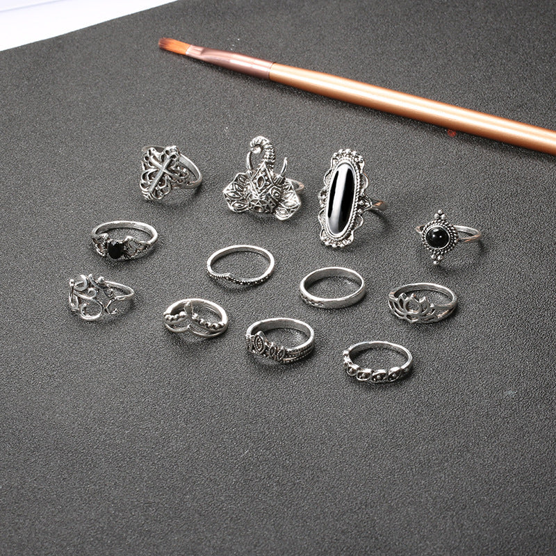 Anillo clásico con encanto atemporal