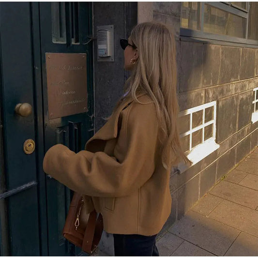 CM | Chaqueta de lana oversize