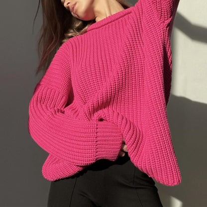 CM | Acogedor jersey de punto con escote redondo