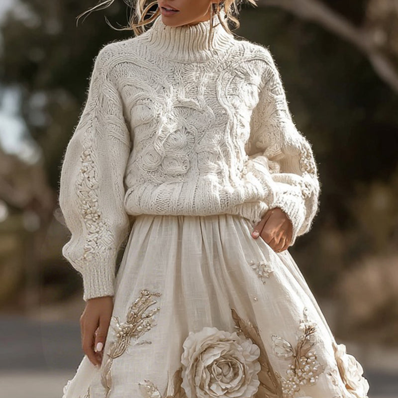 Suéter de estilo vintage atemporal