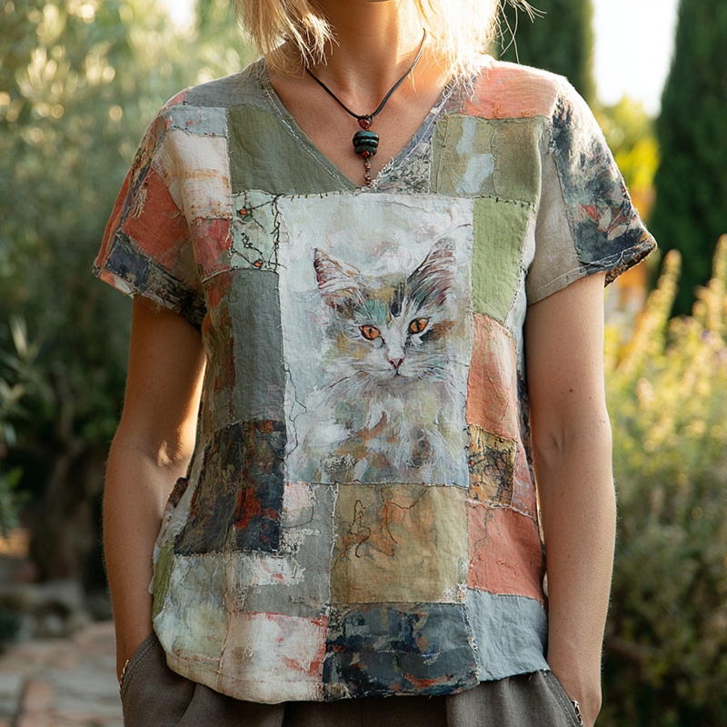 Camiseta de diseño cuidado