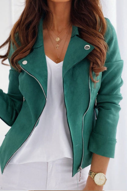 CM | Elegante chaqueta con cremallera para un look diario