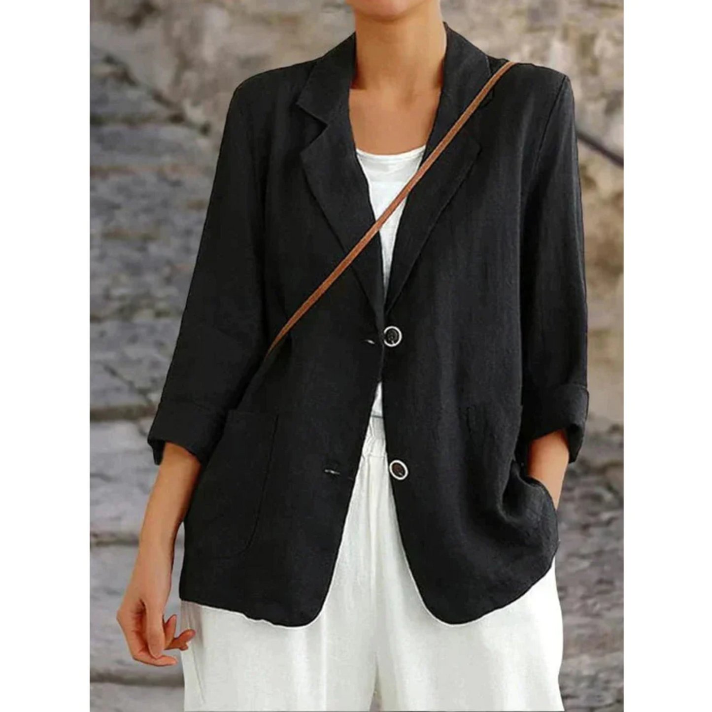 CM | Elegante blazer de lino