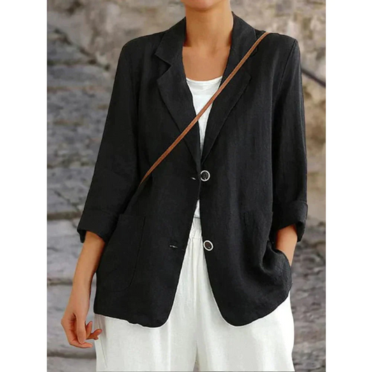 CM | Elegante blazer de lino