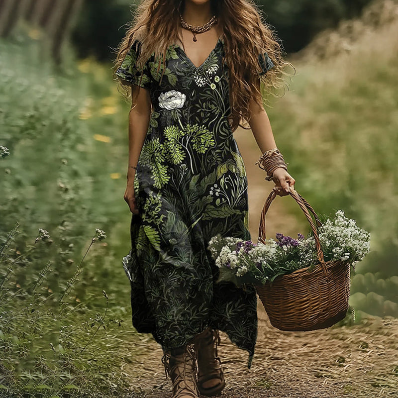 Vestido de inspiración vintage