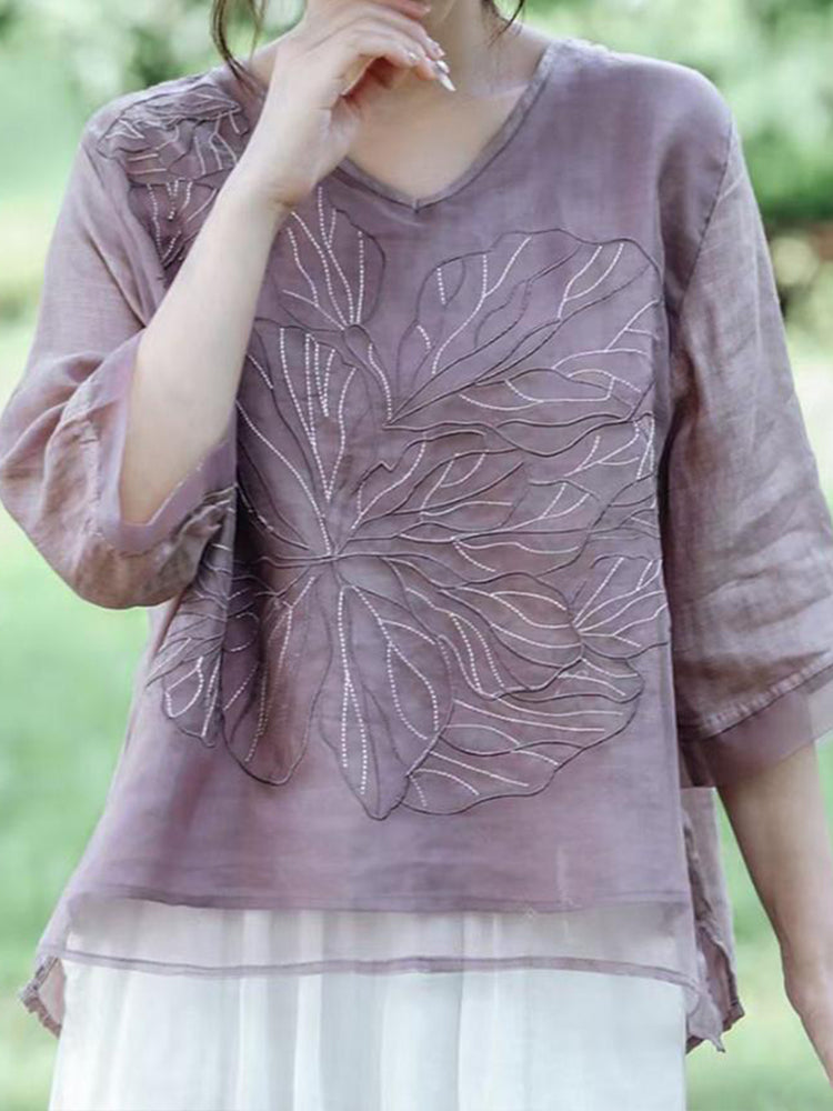 Camisa de diseño cuidado