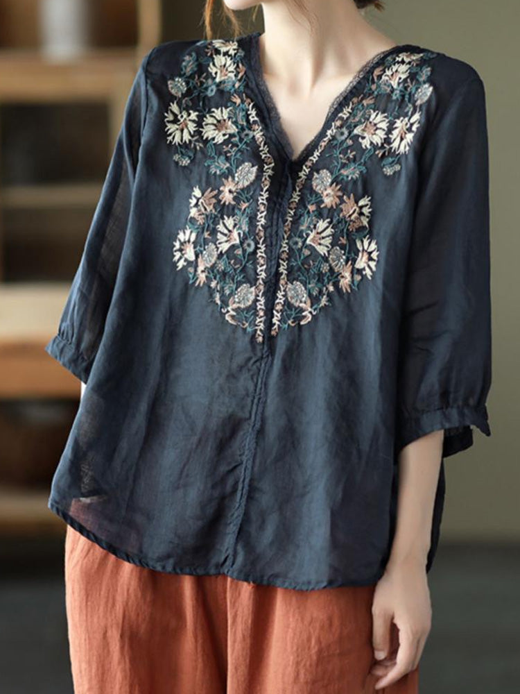 Camisa de inspiración vintage