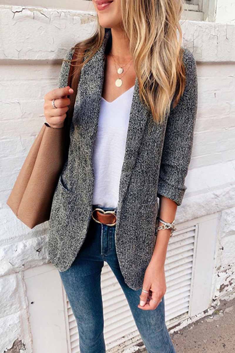 Chaqueta de diseño clásico