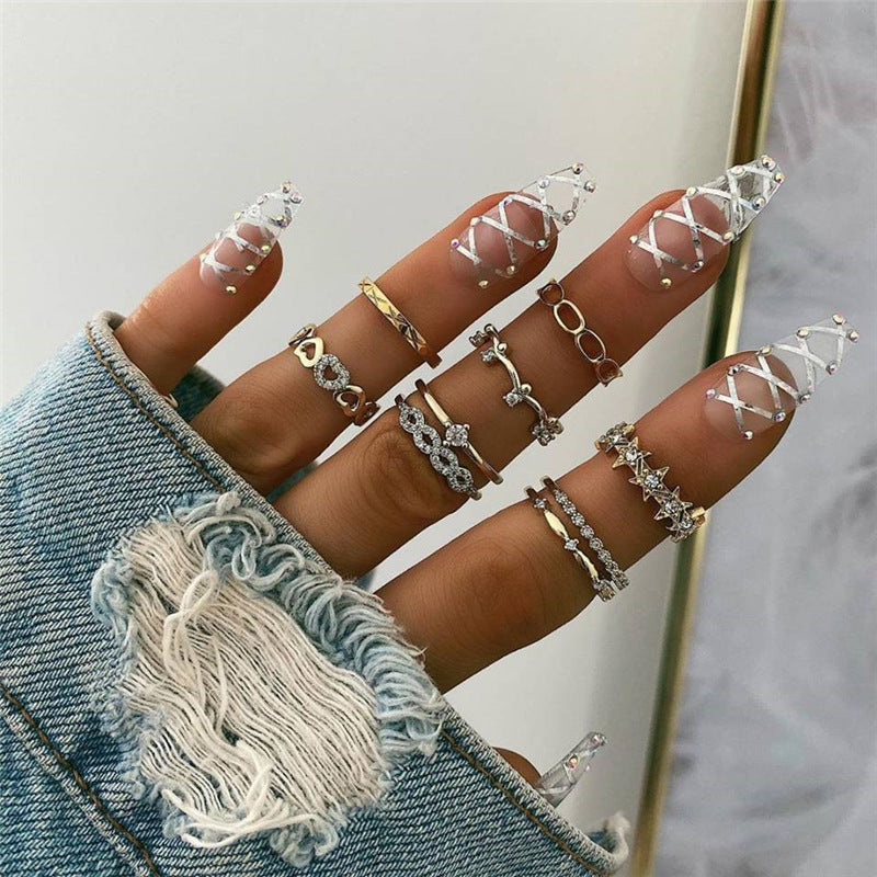 Anillo hermoso con estilo único