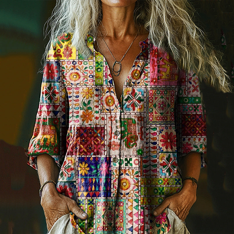 Camisa bellamente confeccionado