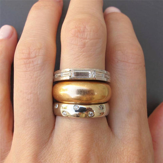 Anillo hermoso con estilo único