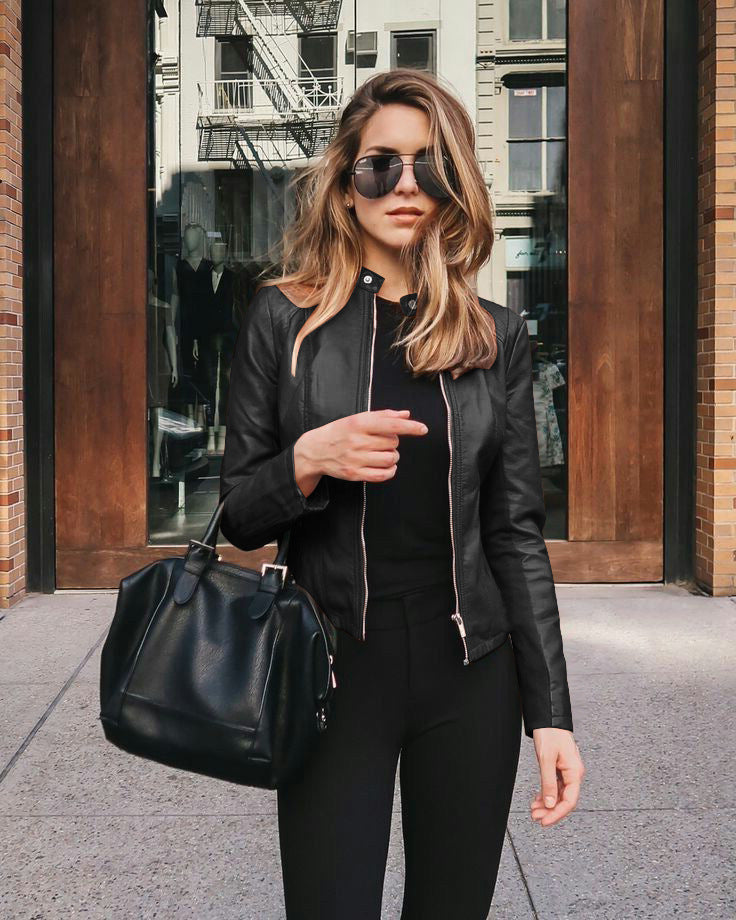 CM | Elegante chaqueta con cremallera para mujer