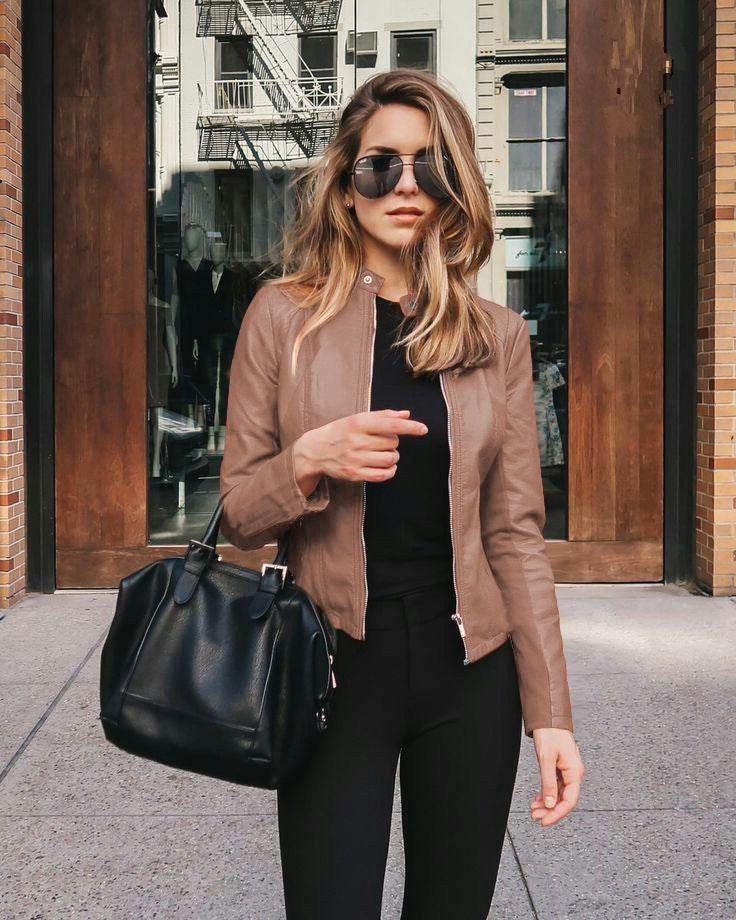 CM | Elegante chaqueta con cremallera para mujer