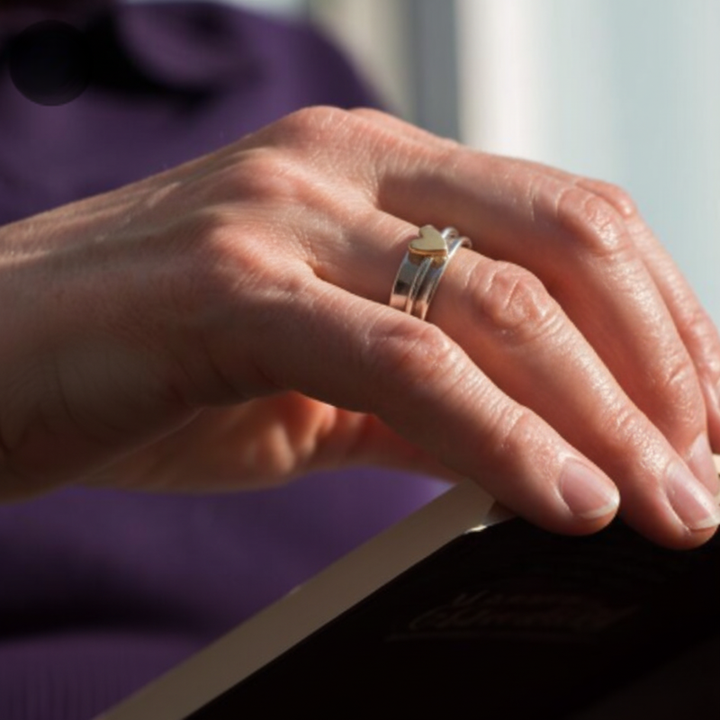 Oro Anillo elegante para toda ocasión