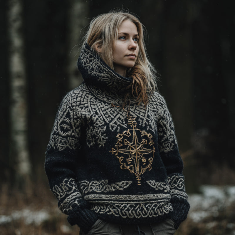Suéter de estilo vintage atemporal