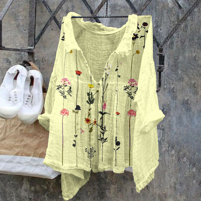 Camisa de estilo vintage atemporal