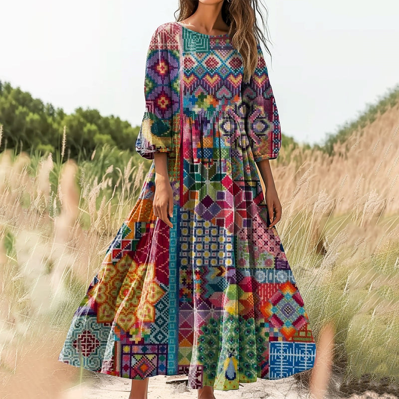 Vestido de estilo vintage atemporal