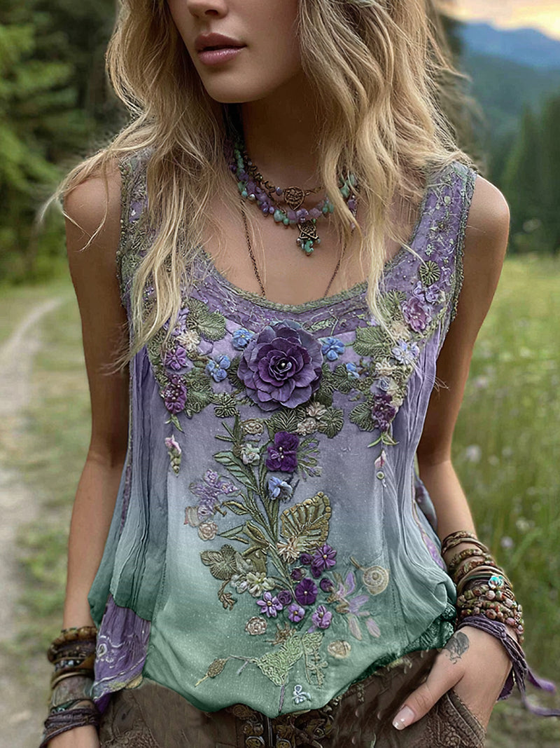 Top de estilo vintage atemporal