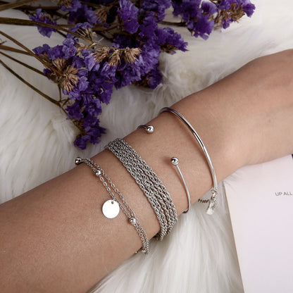 Plata Pulsera romántico para momentos especiales