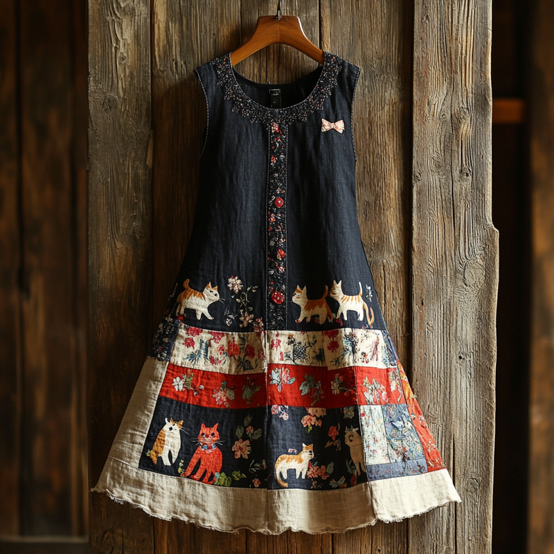 Vestido de inspiración vintage