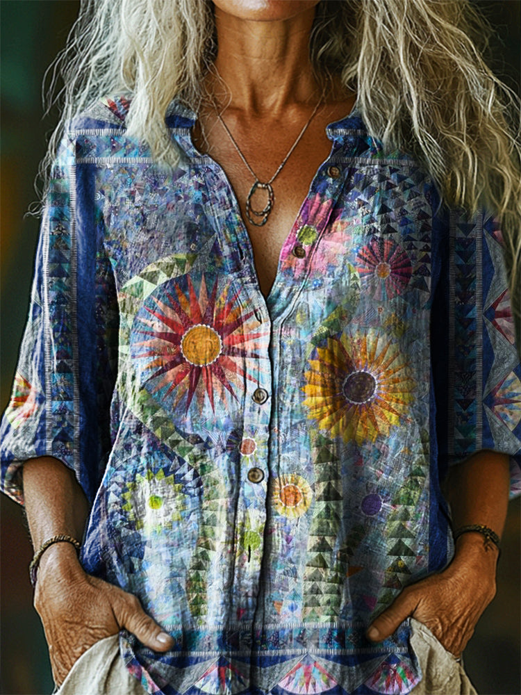 Camisa de estilo vintage atemporal