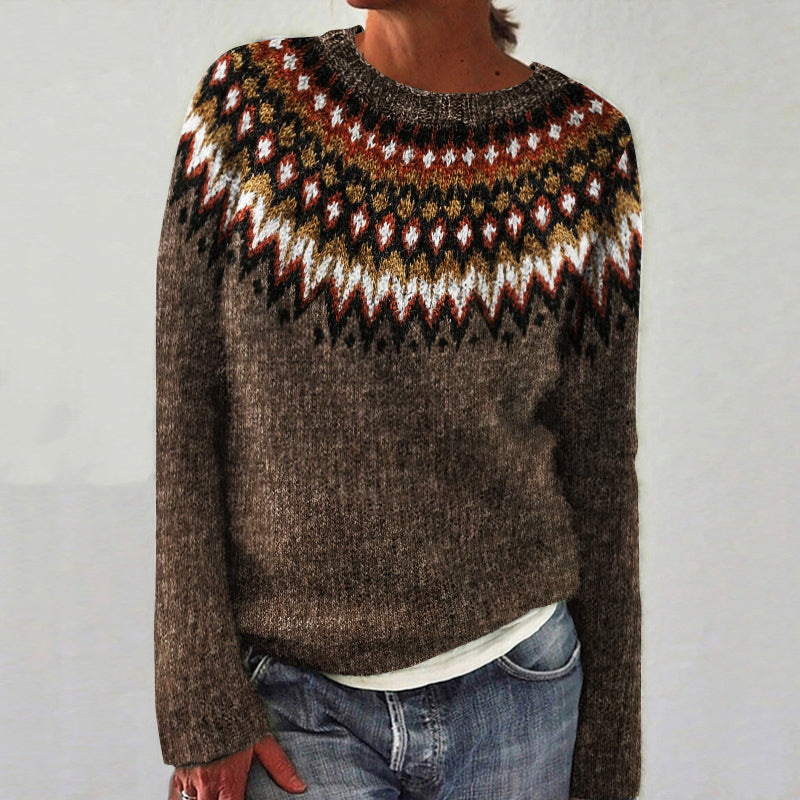 Suéter de estilo vintage atemporal