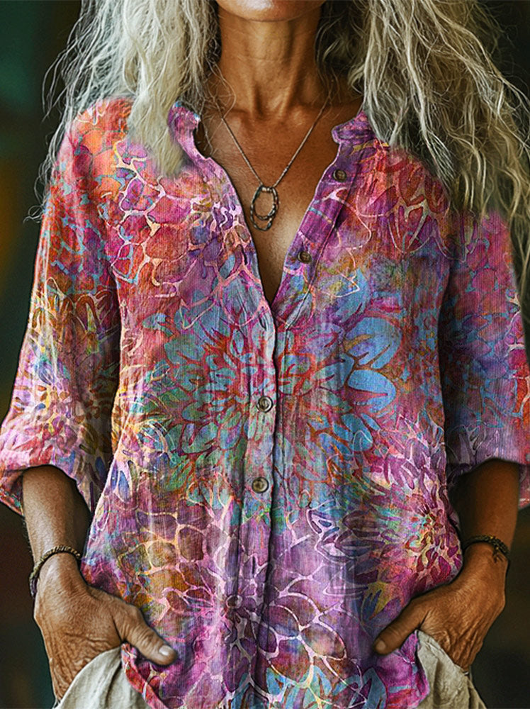 Camisa de diseño cuidado