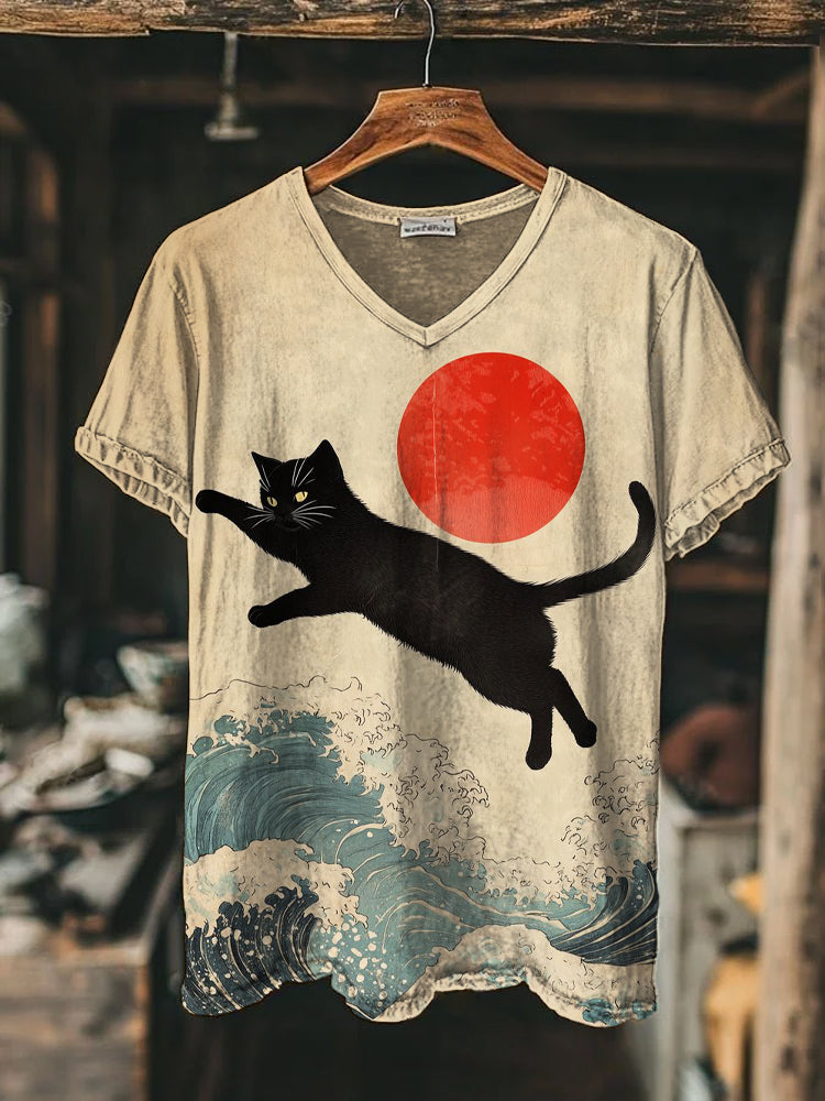 Camiseta de inspiración vintage