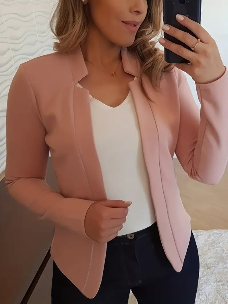 CM | Elegante blazer de manga larga para la primavera