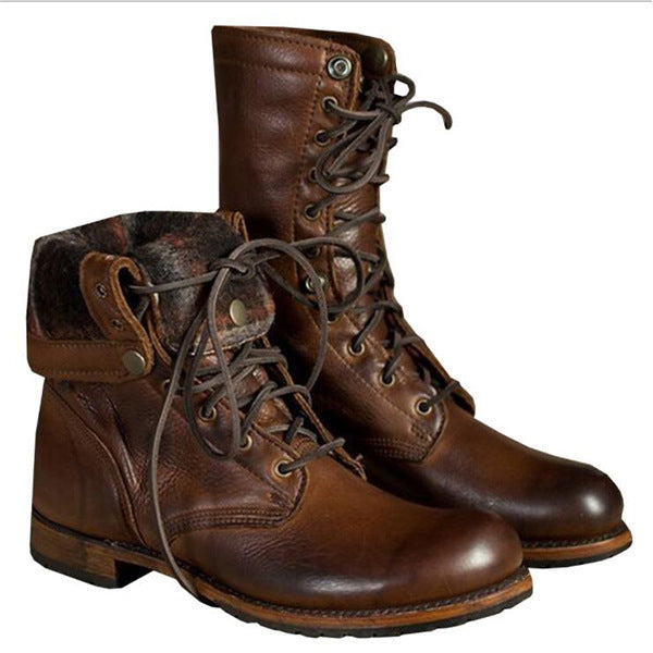 Botas ortopédicas de inspiración vintage