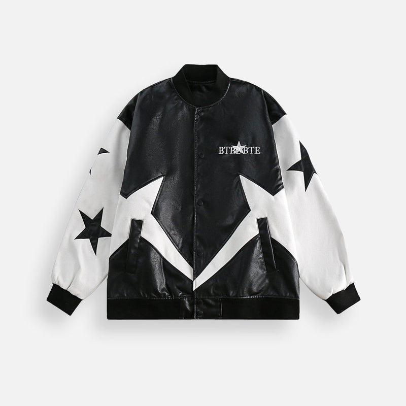 CM | Elegante chaqueta de cuero