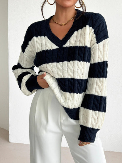 CM | Jersey de punto a rayas