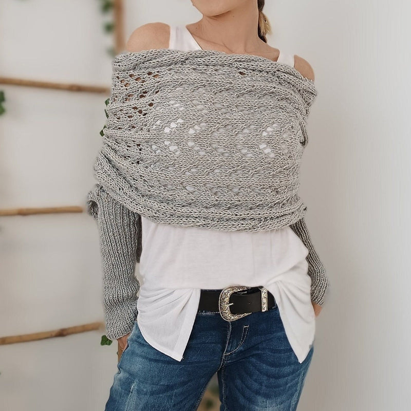 KL | Elegante jersey de punto con detalle calado