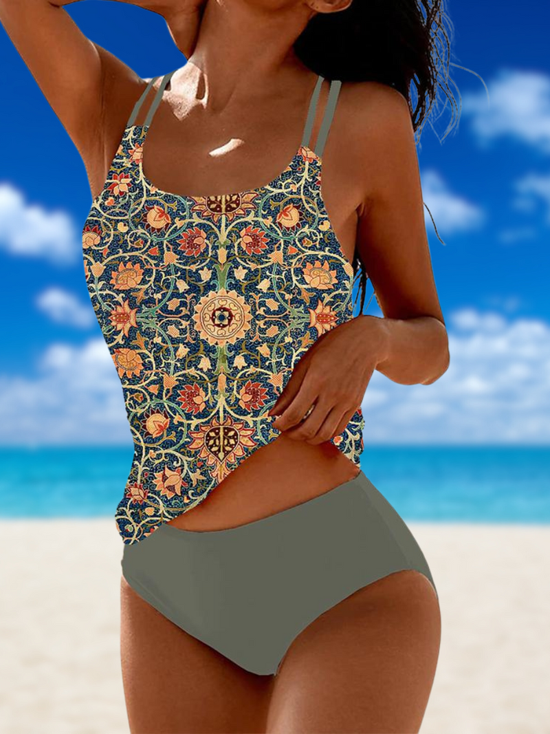 KL | Elegante y colorido bañador de verano estampado