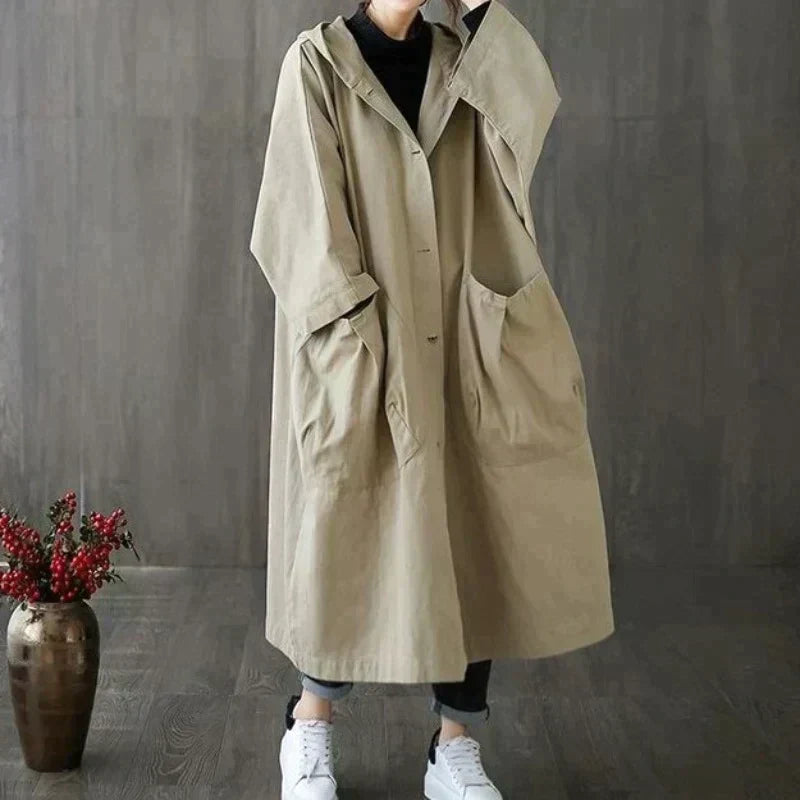 CM | Mackintosh de gran tamaño para mujer