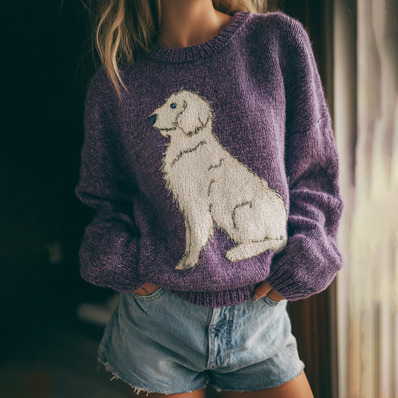 Suéter de inspiración vintage