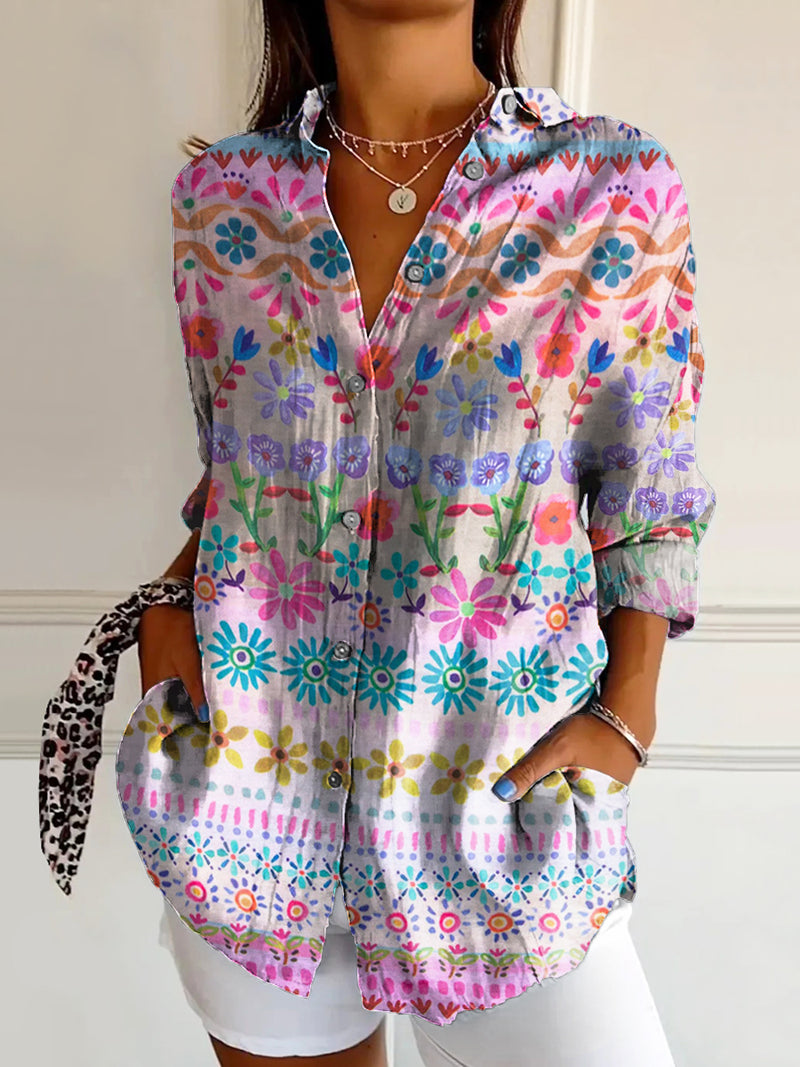 Camisa de estilo vintage atemporal