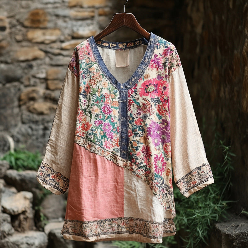 Camisa de estilo vintage atemporal