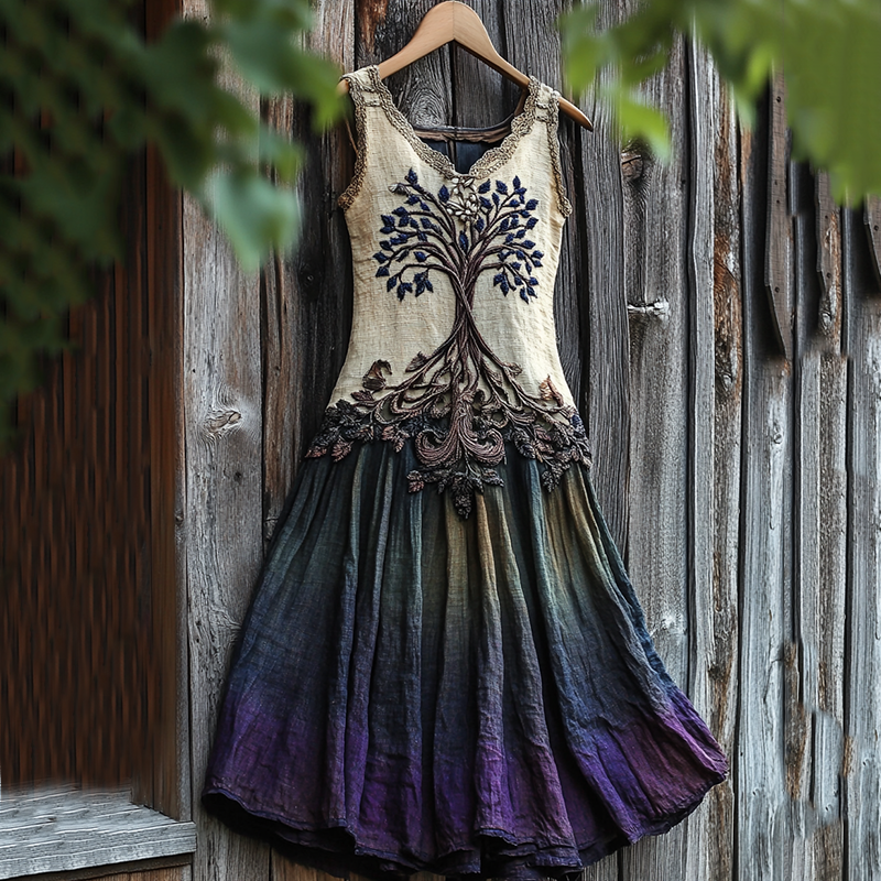 Vestido de estilo vintage atemporal