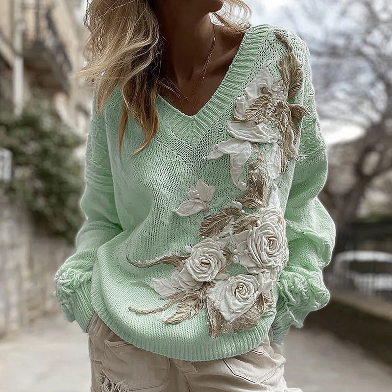Suéter de estilo vintage atemporal