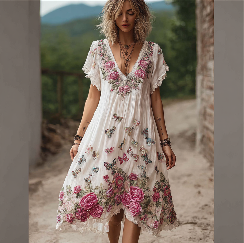 Vestido de estilo vintage atemporal