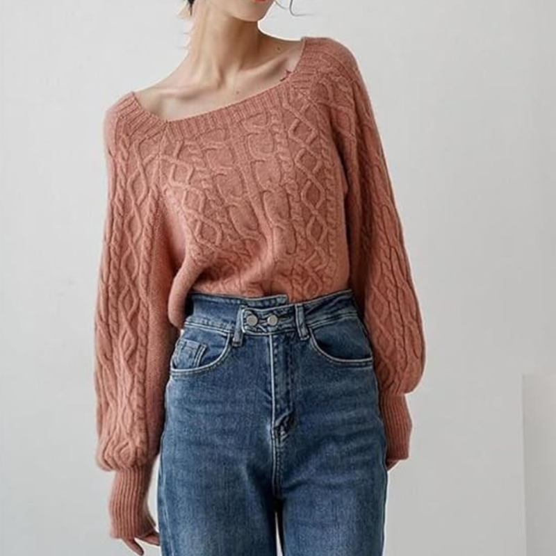 Suéter de estilo vintage atemporal