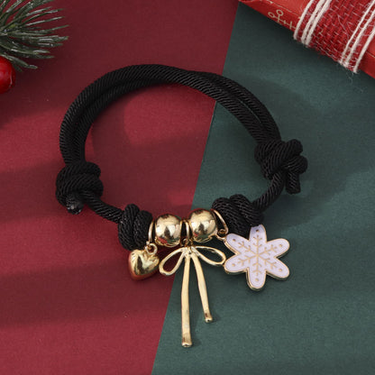 Comstylish Christmas Pendant Adjustable Bracelet